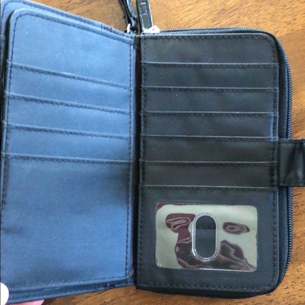 NWOT Faux Leather Wristlet - Picture 3 of 6